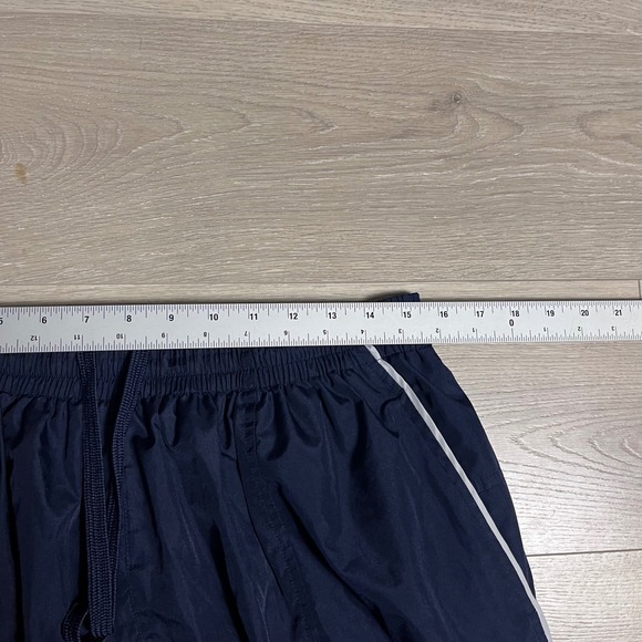 Y2K Starter Mens Navy Athletic Track Pants Elastic Drawstring Athletic Baggy - Picture 4 of 6